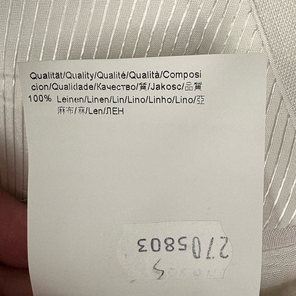 Hugo Boss White Linen Blend Sport Coat Blazer - Picture 5 of 16
